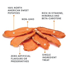 Crumps' Naturals - Dog Sweet Potato Chews