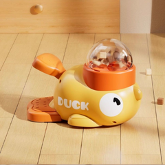 Pet Interactive Spinning Treat Dispenser Duck Toy