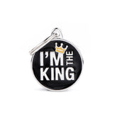 MyFamily - Charms Big "I'm The King" ID Tag