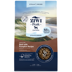 ZIWI Peak Dog Steam-Dried Beef with Pumpkin