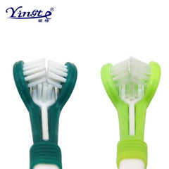 Pet Toothbrush Three-Head Toothbrush