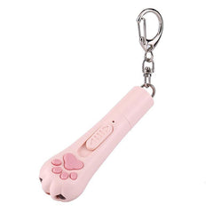 Cat Interactive Toy Laser Pointer Paw Shaped USB Charging