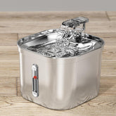 Automatic Circulating Stainless Steel Water Fountain with Sensor - Square