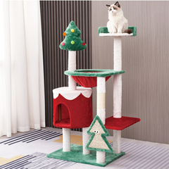 Christmas Mansion Cat Tree SD3 - 110cm