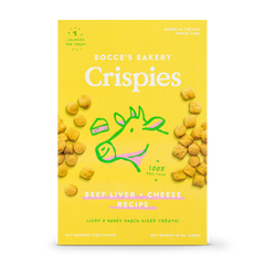 Bocce's Bakery Dog Crispies Beef Liver + Cheese 10oz