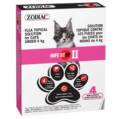 Zodiac Infestop II Topical Cats under 4kg