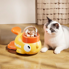 Pet Interactive Spinning Treat Dispenser Duck Toy