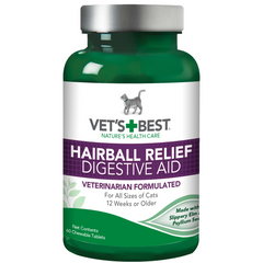 Vet's Best Cat Hairball Relief 60 Tabs