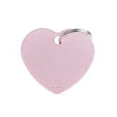MyFamily - Basic Big Aluminum Heart ID Tag