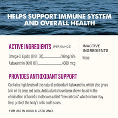 Grizzly Krill Oil Liquid Supplement 8oz