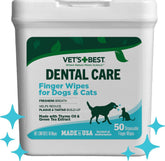 Vet's Best Dental Care Finger Wipes 50ct