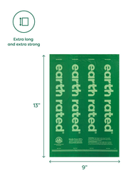 Earth Rated - Dog Poop Bags Refill Rolls 315 Bags