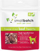 SMALLBATCH Freeze Dried Beef Hearts 3.5oz