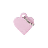 MyFamily - Basic Small Aluminum Heart ID Tag