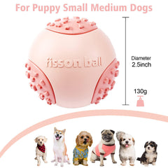 Fisson Ball Resistant Teething Chew Toy Ball with Sound