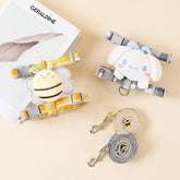 Pet Harness H-Shaped Stuffed Toy with Leash