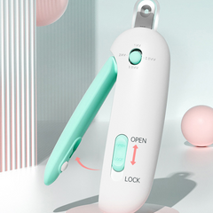 Pet Nail Clippers Adjustable Circular Cut Hole With Built-In Nail File