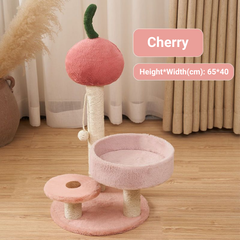 Plush Cherry Cat Tower