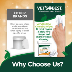 Vet's Best Dog Eye Cleansing Wipes 50ct