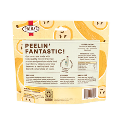 Primal Dog Freeze Dried Treats Peelin' Fantastic Chicken & Banana with Goat Milk