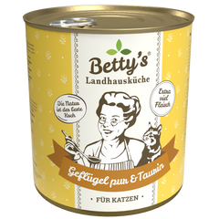 Betty's Country Kitchen - Cat Pure Poultry with Borage Oil