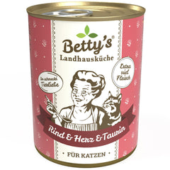 Betty's Country Kitchen - Cat Beef & Heart with Borage Oil