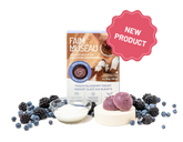 Faim Museau - Frozen Blueberry Yogurt