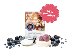 Faim Museau - Frozen Blueberry Yogurt