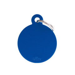 MyFamily - Basic Big Aluminum Circle ID Tag