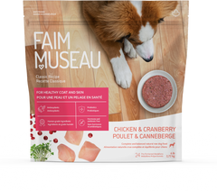 Faim Museau - Chicken & Cranberry Frozen Raw Dog Food