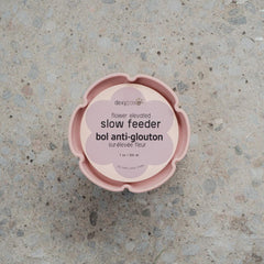 Dexypaws - Elevated Slow Feeder Flower Blush Pink
