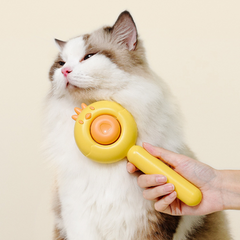 Pet Comb Self Cleaning Slicker Brush Cute Chicken Head Style