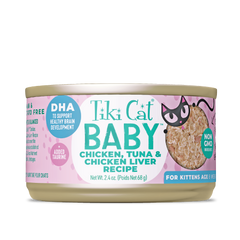 Tiki Cat Baby Chicken Tuna & Chicken Liver 2.4oz