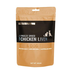 FDA Freeze Dry Australia - Freeze Dried Chicken Liver 80g