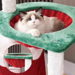 Christmas Mansion Cat Tree SD3 - 110cm