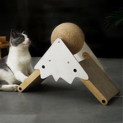 Cat Interactive Scratching Board - Snow Mountain