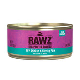RAWZ Cat 96% Chicken and Herring Pate 155g