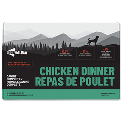 Iron Will Raw - Canine Complete Chicken Single Protein Dinner