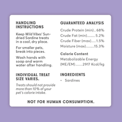 WILD VIBES Sun Dried Sardines 108g
