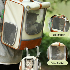 Pet Carrier Breathable Mesh Backpack