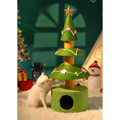 Cat Christmas Tree Tower