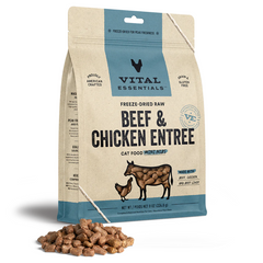 Vital Essentials - Cat Freeze-Dried Beef & Chicken Entree Mini Nibs