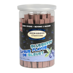 Oven-Baked Tradition Dog Chew Sticks Blueberry 500g