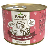 Betty's Country Kitchen - Cat Beef & Heart with Borage Oil