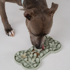 Dexypaws - Enrichment Snuffle Mat Bone Sage Green