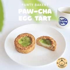Pawty Bakery - Paw-Cha Egg Tart (2pcs - Frozen)