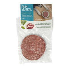 Faim Museau - Single Patty Hypoallergenic Duck Frozen Raw Dog Food