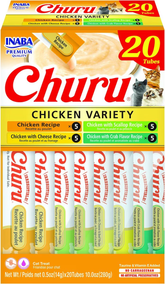 INABA Churu Puree Chicken Variety Box