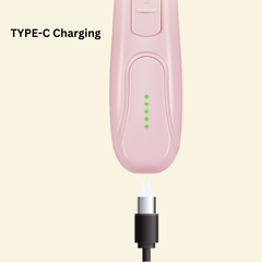 Electric Pet Paw Trimmer with LED Light & Battery Indicator