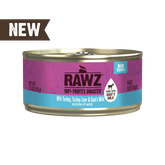 RAWZ Cat 96% Turkey, Turkey Liver & Goat's Milk Pate 5.5oz